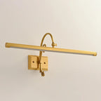 Applique lineare a LED in rame retrò ad arco