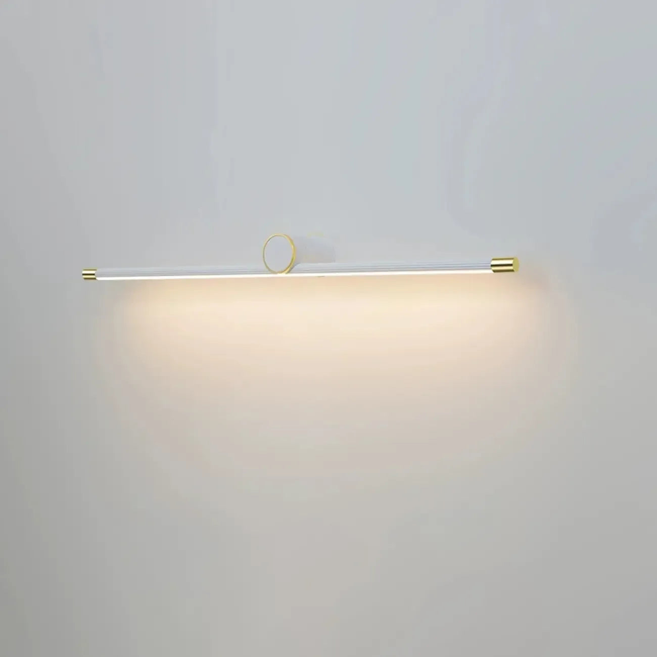 Applique murale LED blanche minimaliste à tube long pour salle de bain