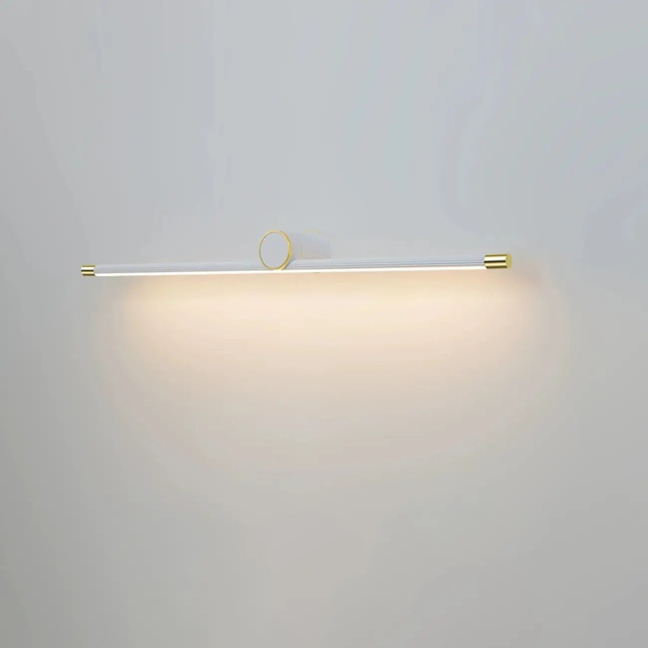 Applique murale LED blanche minimaliste à tube long pour salle de bain