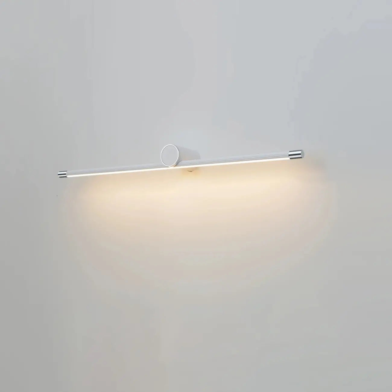 Applique murale LED blanche minimaliste à tube long pour salle de bain