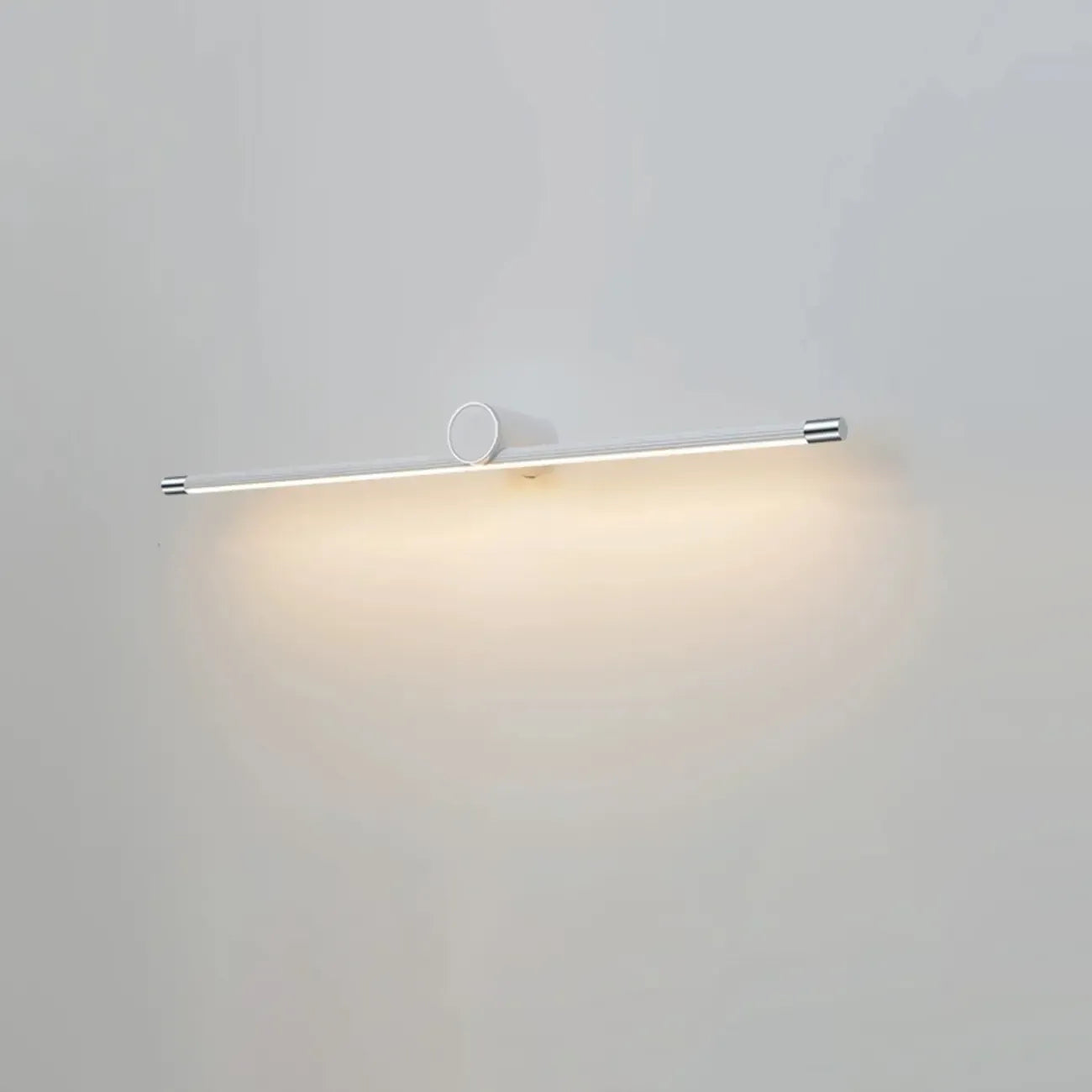 Applique murale LED blanche minimaliste à tube long pour salle de bain