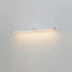 Applique murale LED blanche minimaliste à tube long pour salle de bain