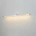 Applique murale LED blanche minimaliste à tube long pour salle de bain