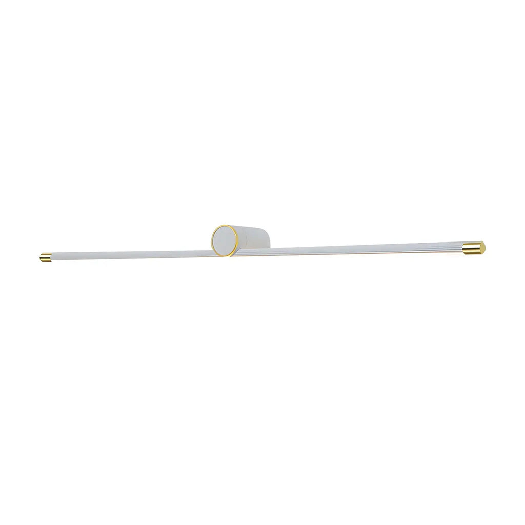 Applique murale LED blanche minimaliste à tube long pour salle de bain