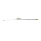 Applique murale LED blanche minimaliste à tube long pour salle de bain