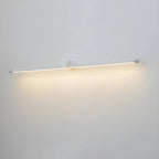 Applique murale LED blanche minimaliste à tube long pour salle de bain