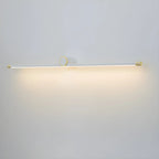 Applique murale LED blanche minimaliste à tube long pour salle de bain