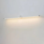 Applique murale LED blanche minimaliste à tube long pour salle de bain