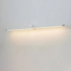 Applique murale LED blanche minimaliste à tube long pour salle de bain