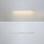 Applique murale LED blanche minimaliste à tube long pour salle de bain
