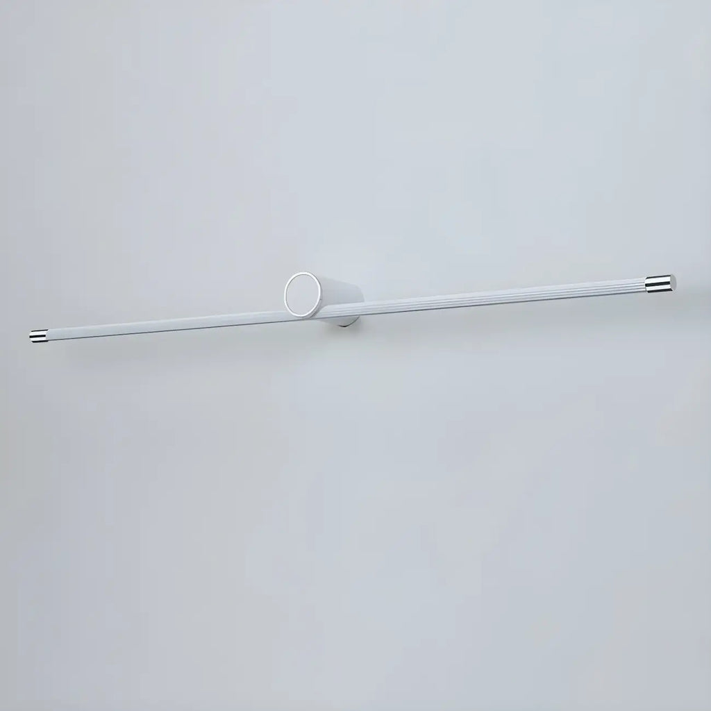 Applique murale LED blanche minimaliste à tube long pour salle de bain