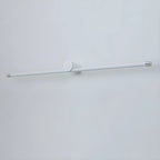 Applique murale LED blanche minimaliste à tube long pour salle de bain