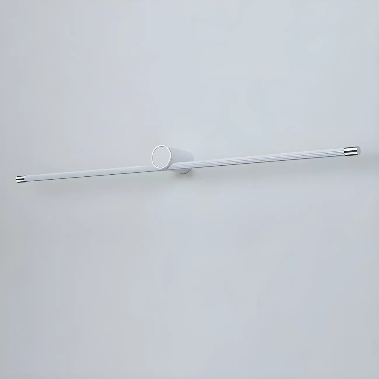 Applique murale LED blanche minimaliste à tube long pour salle de bain