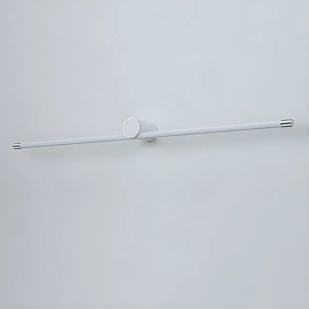 Applique murale LED blanche minimaliste à tube long pour salle de bain