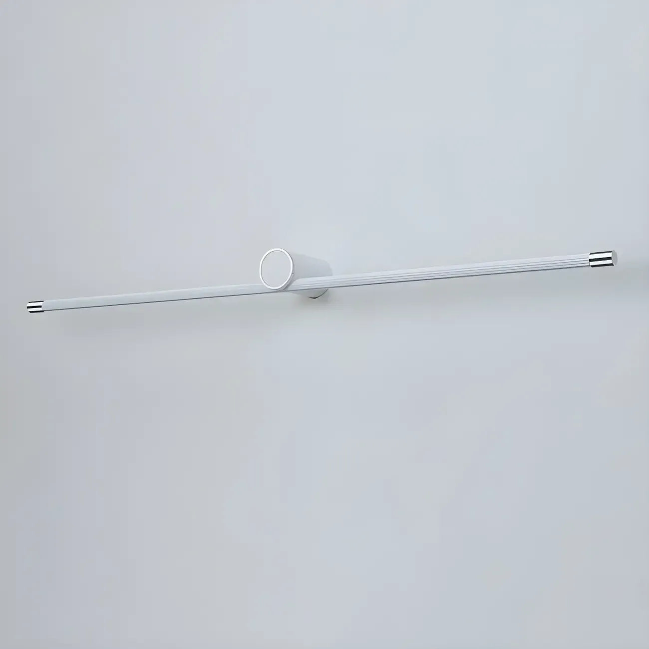 Applique murale LED blanche minimaliste à tube long pour salle de bain