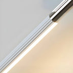 Applique murale LED blanche minimaliste à tube long pour salle de bain