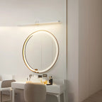 Applique murale LED blanche minimaliste à tube long pour salle de bain
