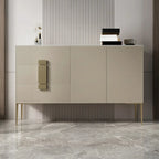Buffet gris moderne avec tiroirs pour salon