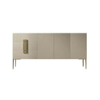 Buffet gris moderne avec tiroirs pour salon