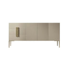 Buffet gris moderne avec tiroirs pour salon