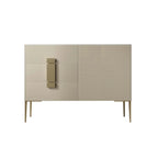 Buffet gris moderne avec tiroirs pour salon