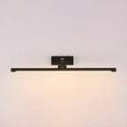 Applique murale LED cylindrique noire moderne avec abat-jour en acrylique