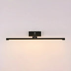 Applique murale LED cylindrique noire moderne avec abat-jour en acrylique