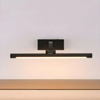 Applique murale LED cylindrique noire moderne avec abat-jour en acrylique