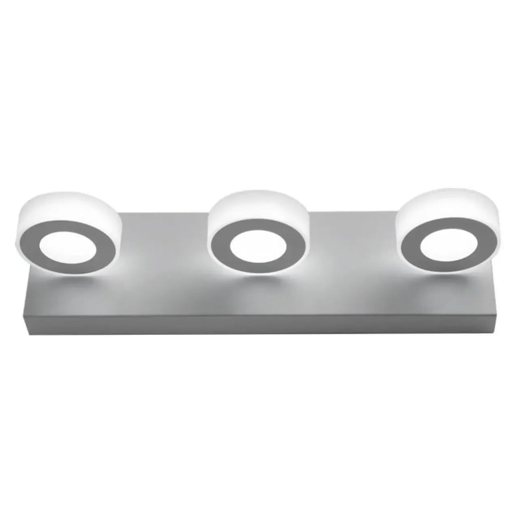 Applique murale LED circulaire moderne à 4 têtes pour miroir de salle de bain