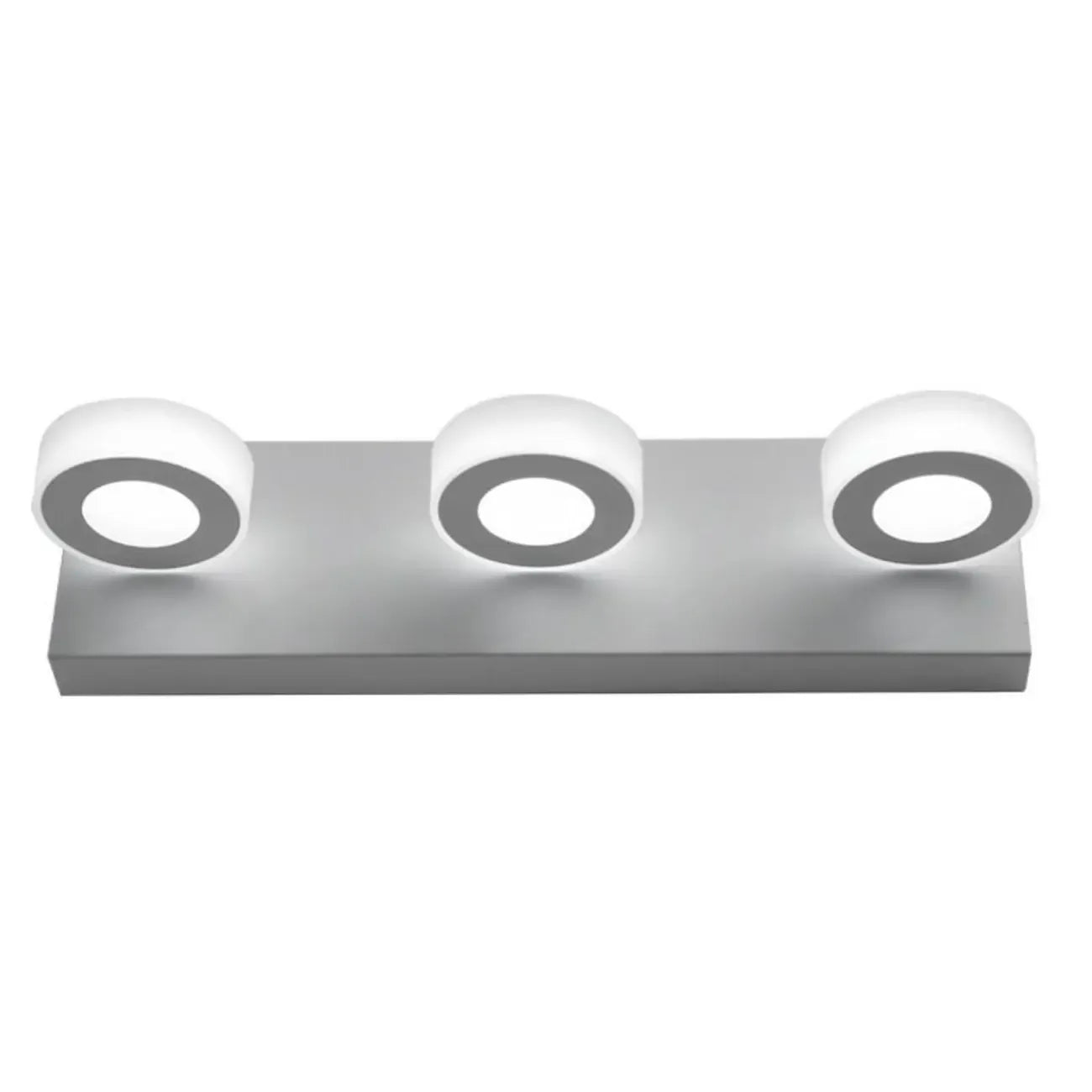 Applique murale LED circulaire moderne à 4 têtes pour miroir de salle de bain