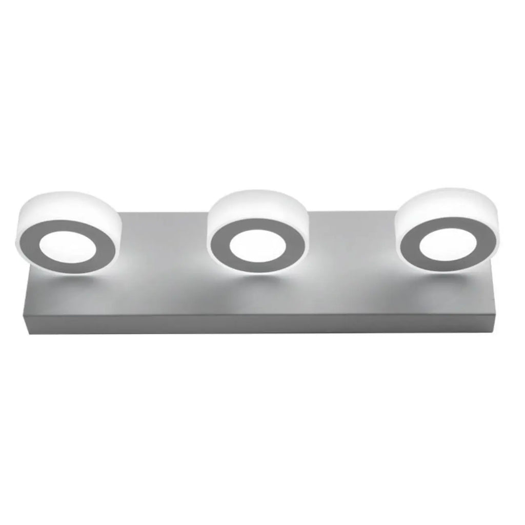 Applique murale LED circulaire moderne à 4 têtes pour miroir de salle de bain