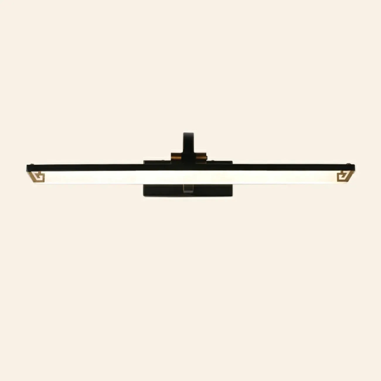 Lampada da Bagno a LED da Toeletta in Acrilico Nero ad Arco