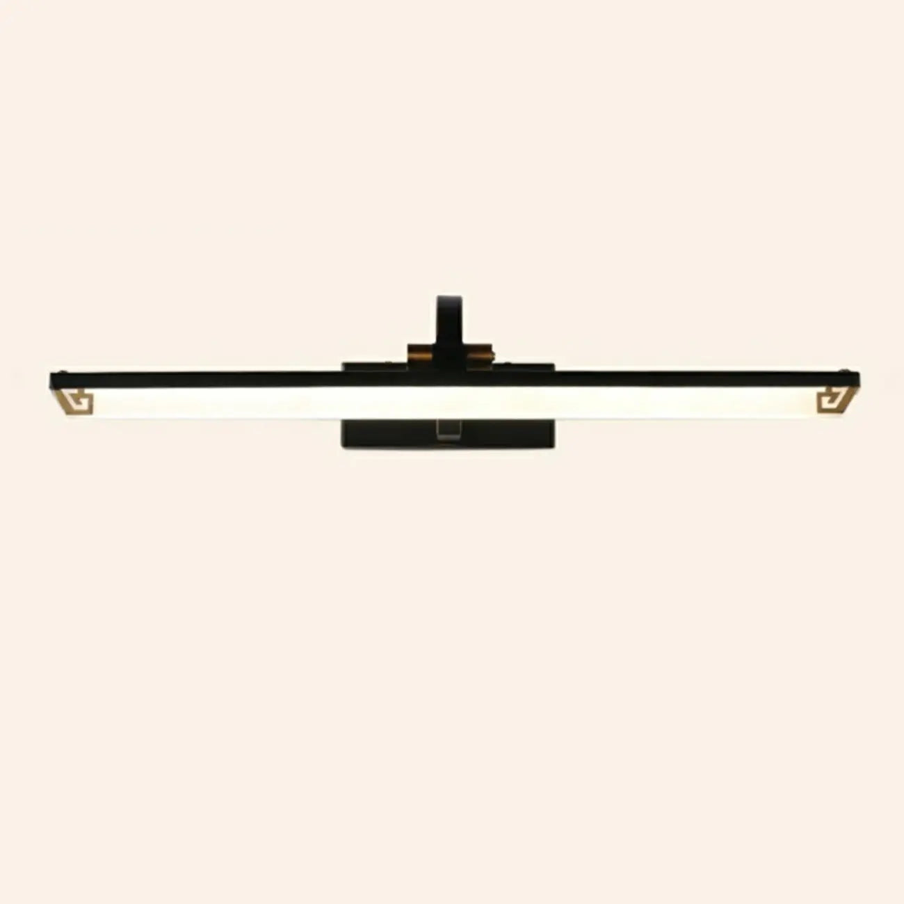 Lampada da Bagno a LED da Toeletta in Acrilico Nero ad Arco