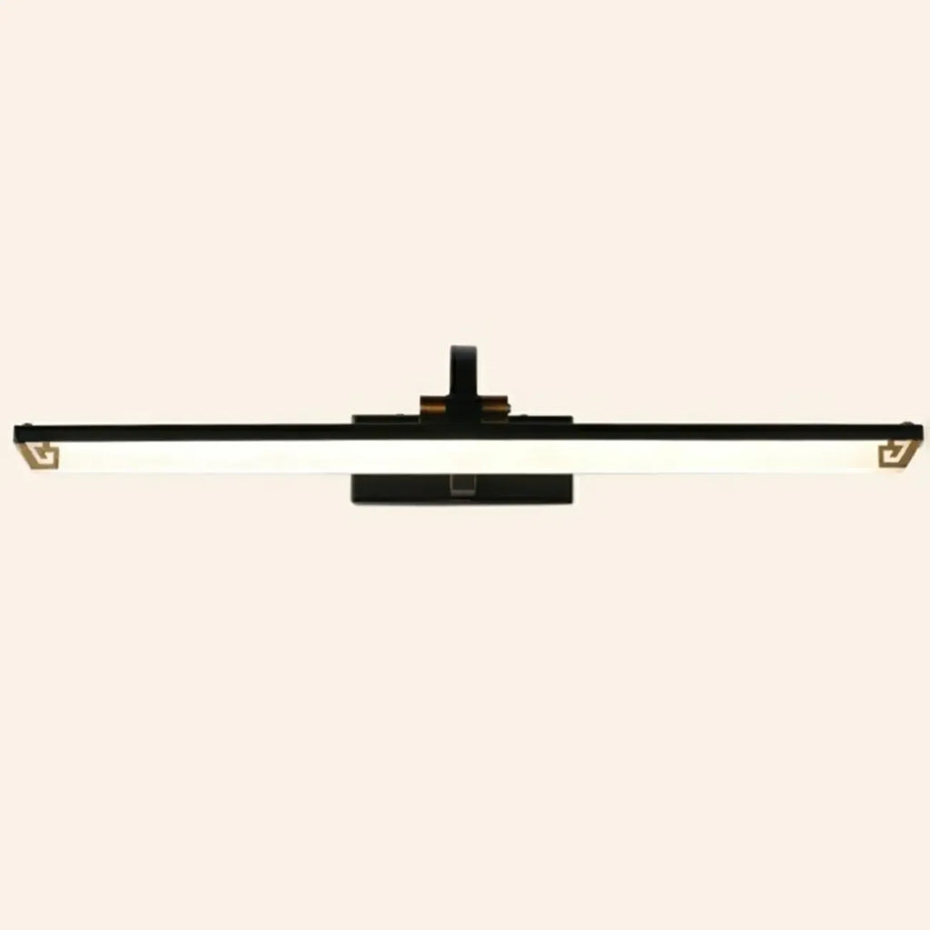 Lampada da Bagno a LED da Toeletta in Acrilico Nero ad Arco