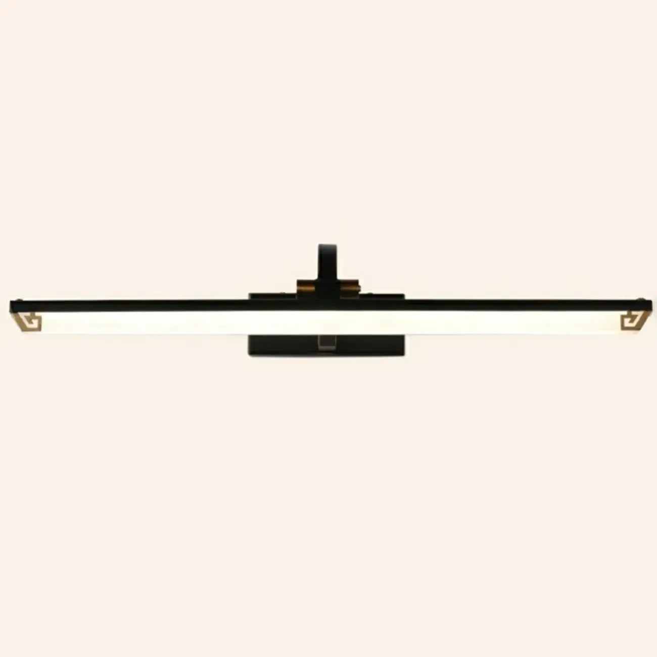 Lampada da Bagno a LED da Toeletta in Acrilico Nero ad Arco
