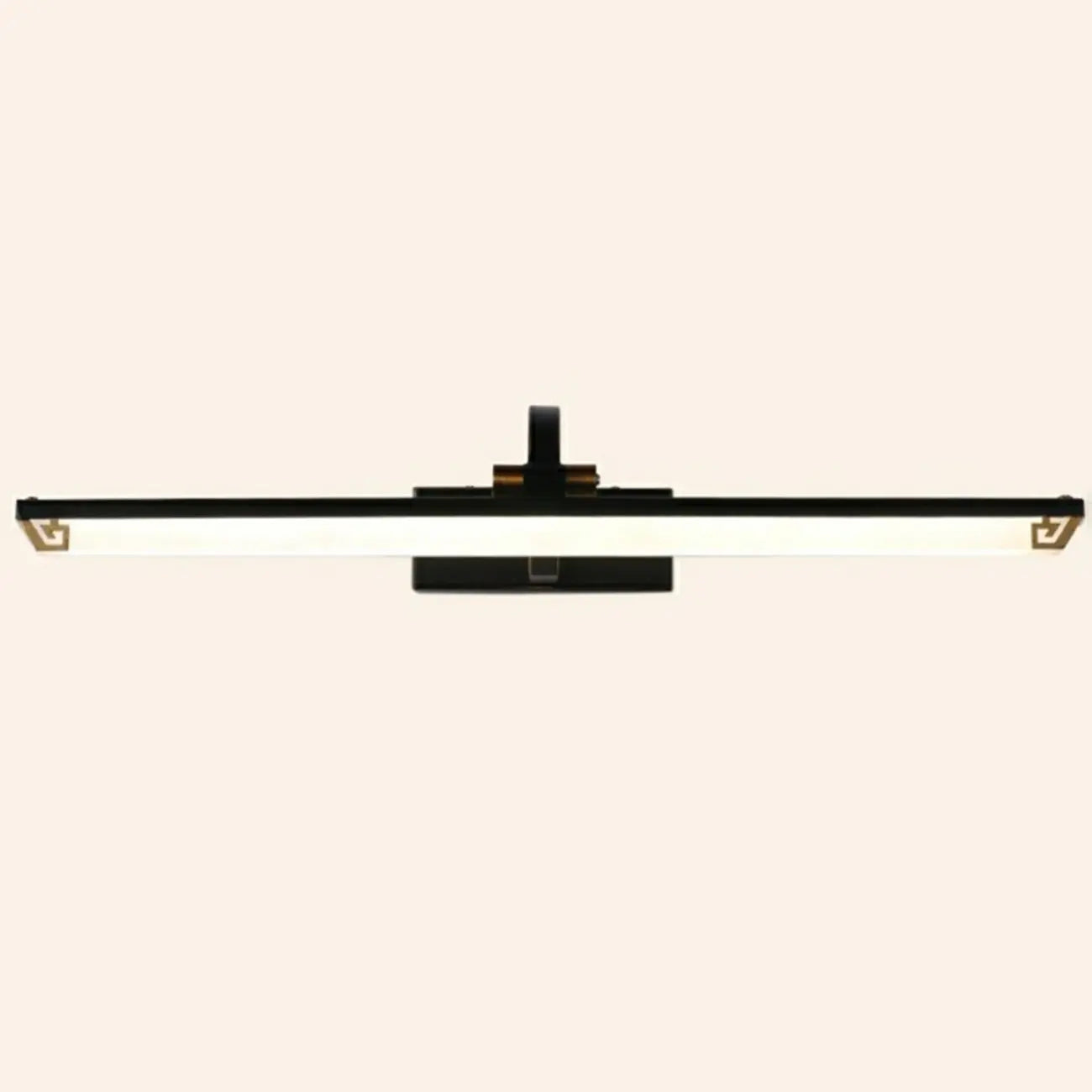 Lampada da Bagno a LED da Toeletta in Acrilico Nero ad Arco