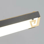Lampada da Bagno a LED da Toeletta in Acrilico Nero ad Arco