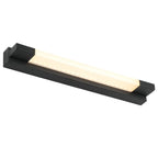 Applique murale moderne noire à LED dimmable avec abat-jour en acrylique