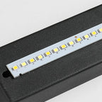 Applique murale moderne noire à LED dimmable avec abat-jour en acrylique
