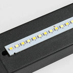 Applique murale moderne noire à LED dimmable avec abat-jour en acrylique