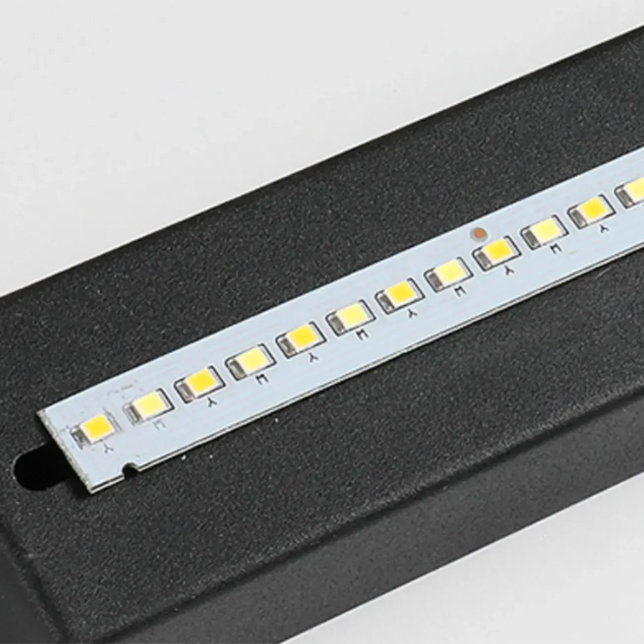 Applique murale moderne noire à LED dimmable avec abat-jour en acrylique