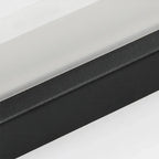 Applique murale moderne noire à LED dimmable avec abat-jour en acrylique