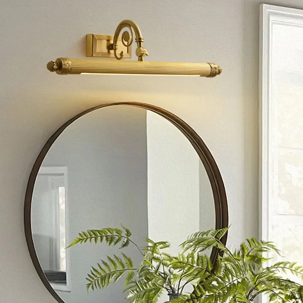 Bagno Golden Down Tube - Lampada da trucco a LED con luce calda