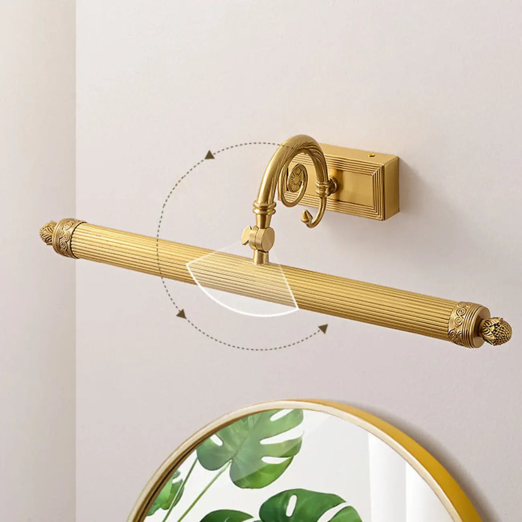 Bagno Golden Down Tube - Lampada da trucco a LED con luce calda