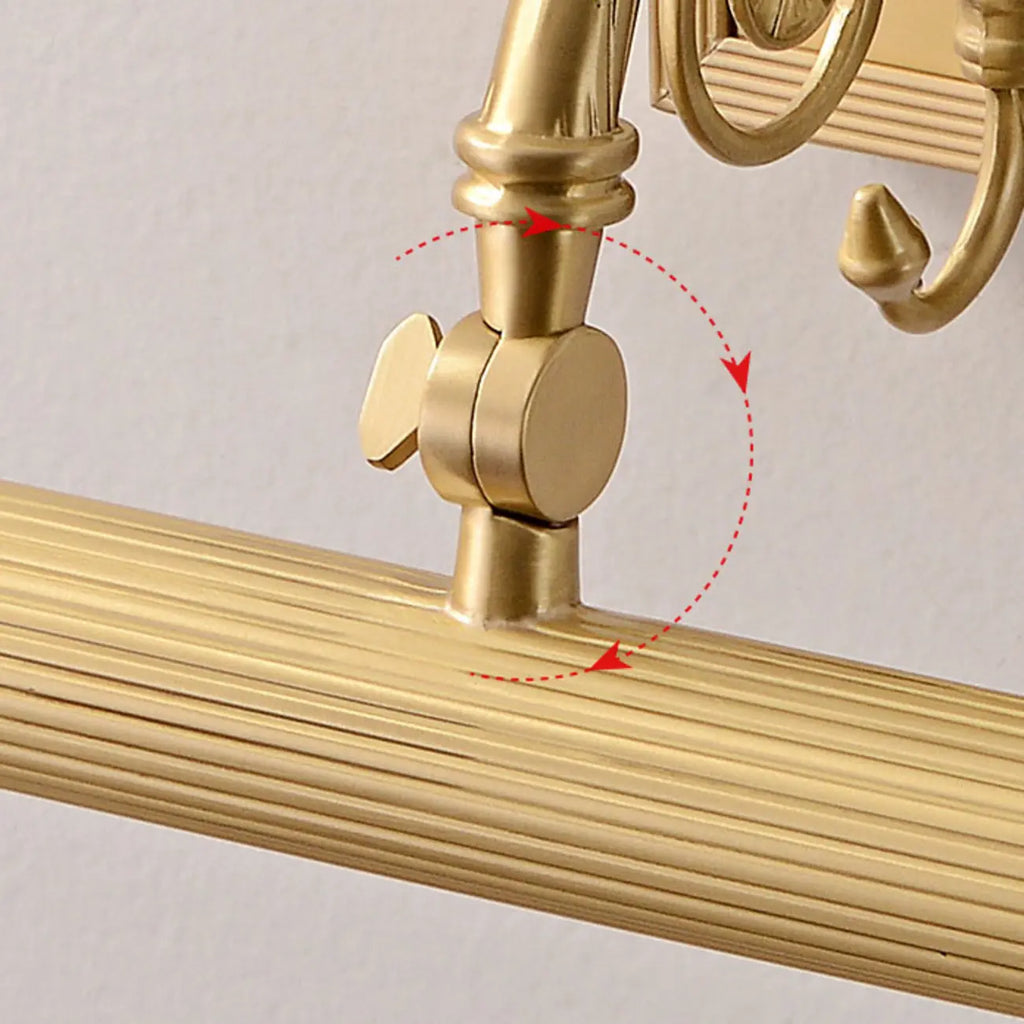 Bagno Golden Down Tube - Lampada da trucco a LED con luce calda