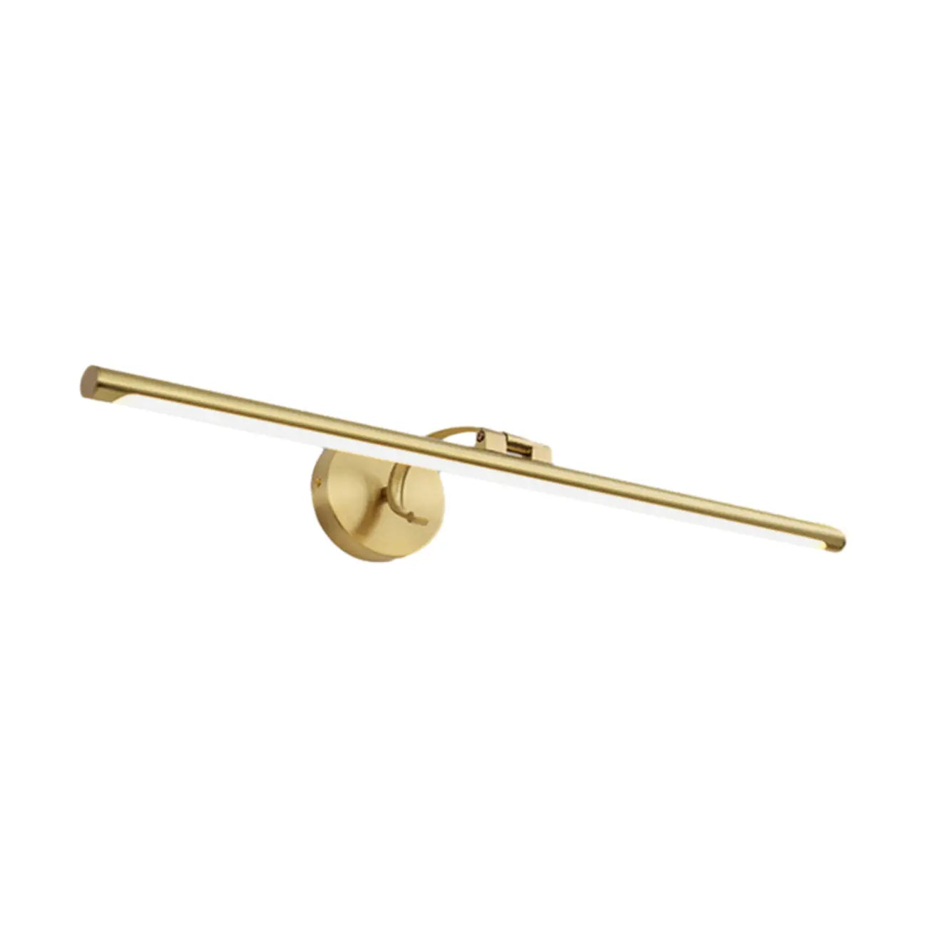 Applique a LED lineare moderna e arcuata color oro