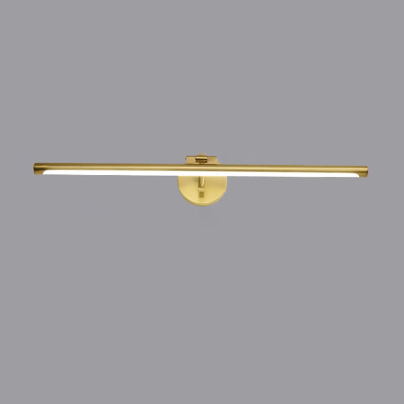 Applique a LED lineare moderna e arcuata color oro