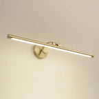 Applique a LED lineare moderna e arcuata color oro