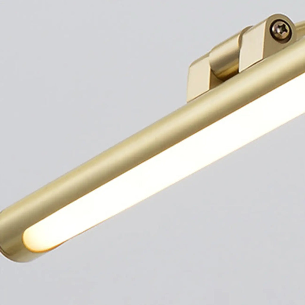 Applique a LED lineare moderna e arcuata color oro