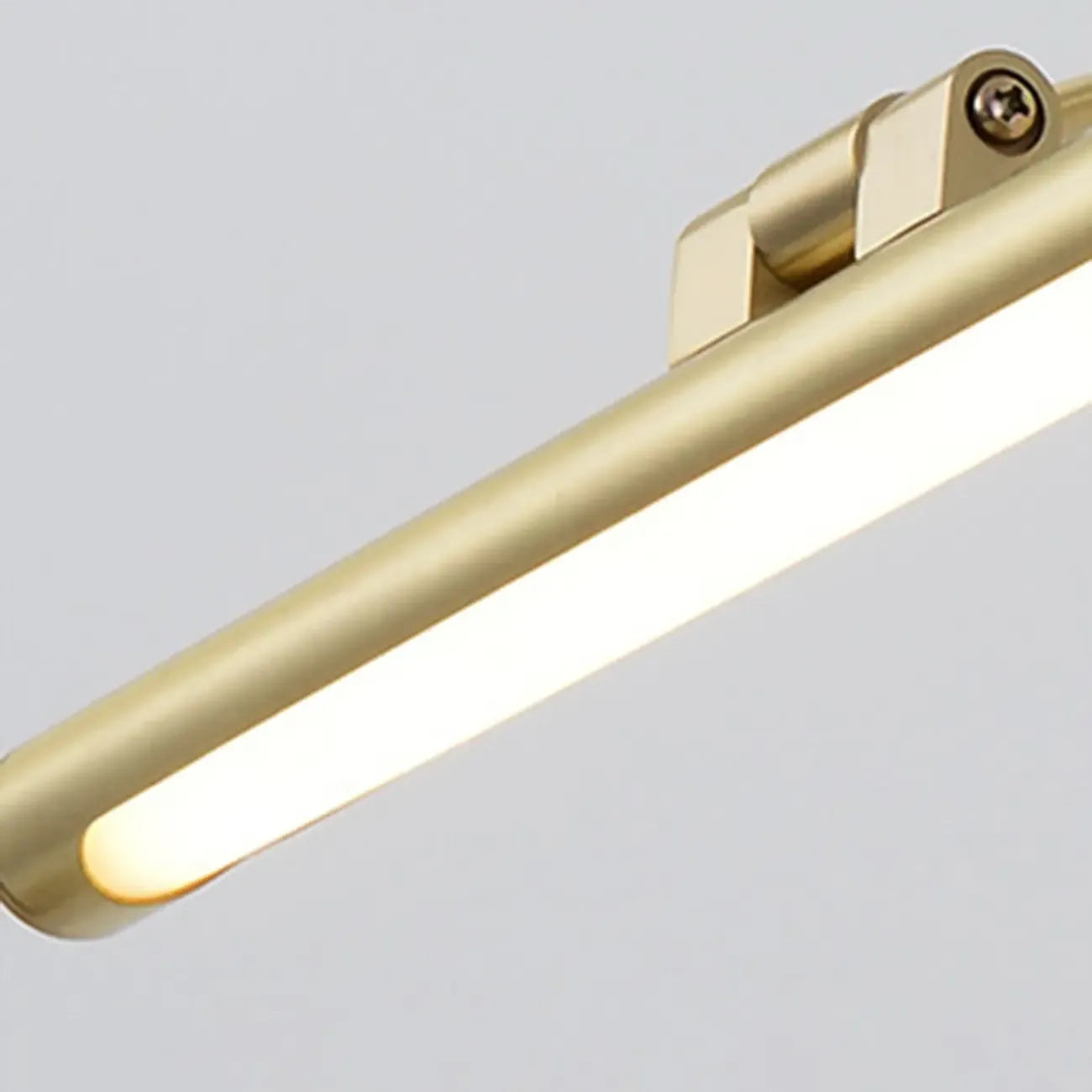 Applique a LED lineare moderna e arcuata color oro